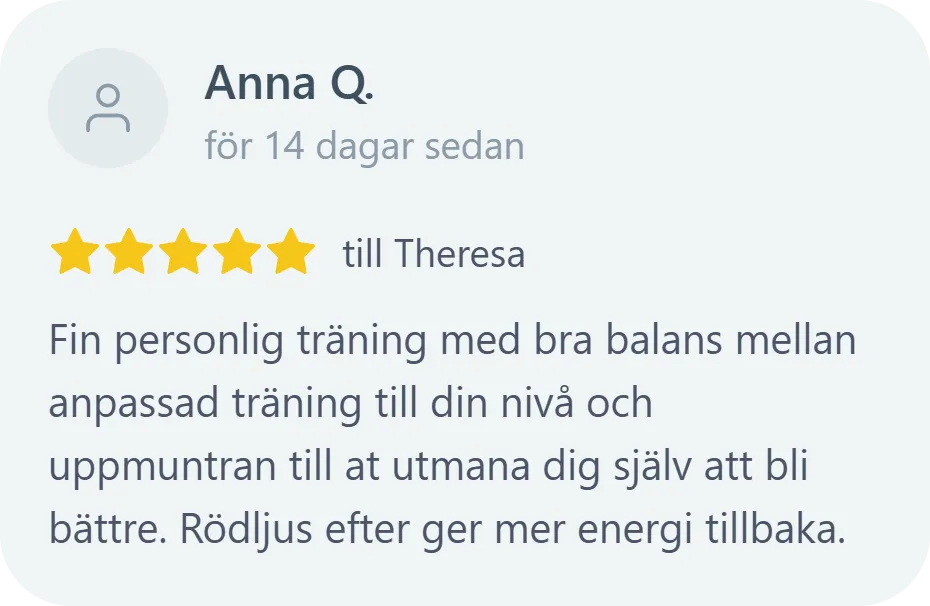 Recension från Anna Q., 5 av 5 stjärnor