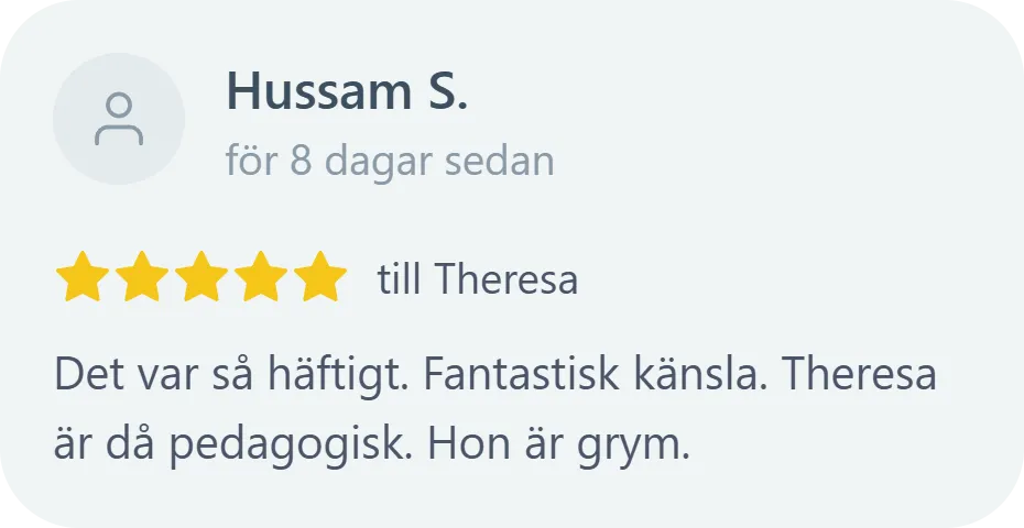 Recension från Hussam S., 5 av 5 stjärnor